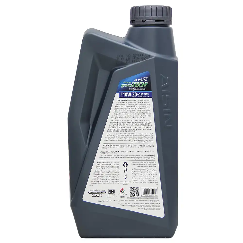 روغن موتور آیسین 10W30 حجم 1 لیتر